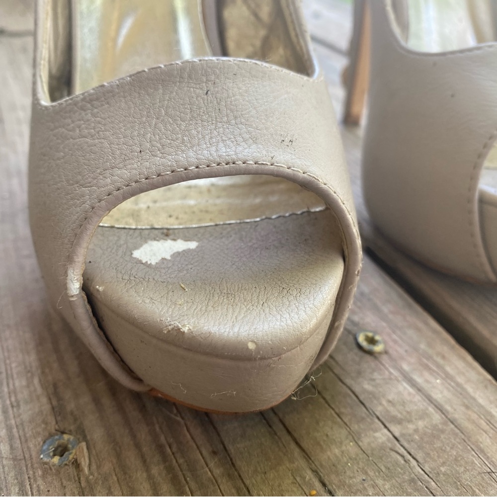Y2K nude studded pumps stilettos - Picture 7 of 11
